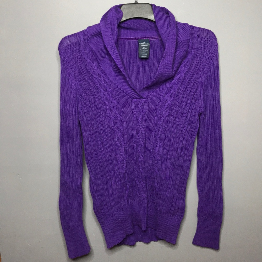 Purple Faded Glory Sweater